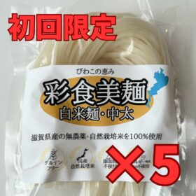 【初回限定】びわこの恵み「彩食美麺」100g×5袋（送料無料）
